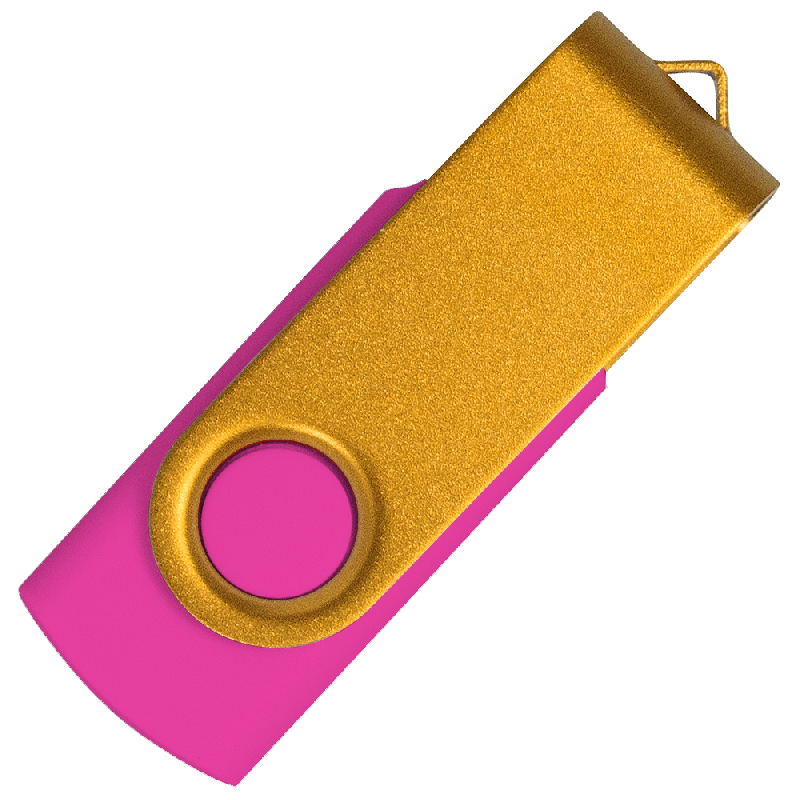 Флеш накопитель USB 2.0 Twister Сolor Mix 16GB, пластик Софт Тачметалл