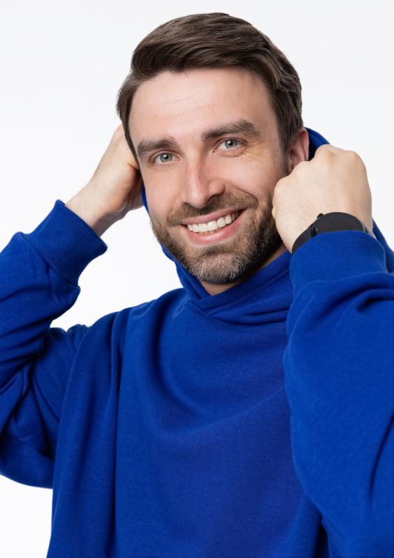 Худи унисекс STAN оверсайз футер без начёса 350