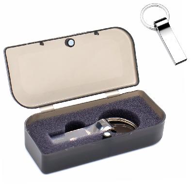 Флешка Ring rail 16 Гб в футляре, серебристая