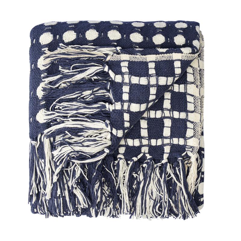 Покрывало из хлопка polka   из коллекции essential, 180х250 см