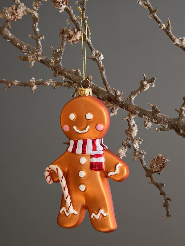 Набор ёлочных украшений ginger celebration из коллекции new year essential, 4 шт.