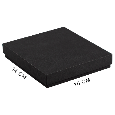 Коробка подарочная, размер 16*14*2 см, Solution Superior Linen,  ложемент под индивидуальную вырубку