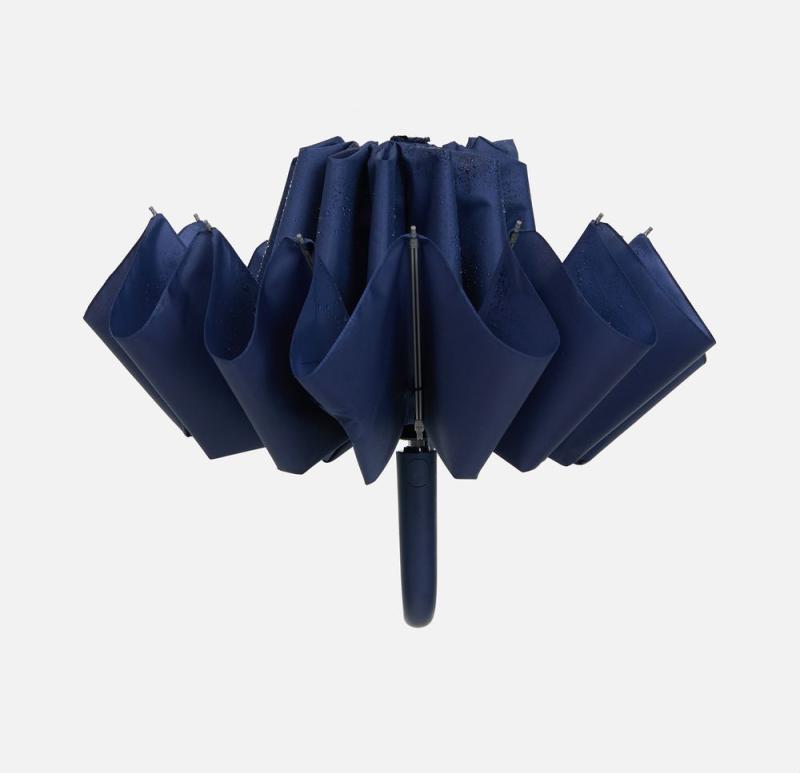 Зонт обратного сложения inLoop с ручкой-карабином