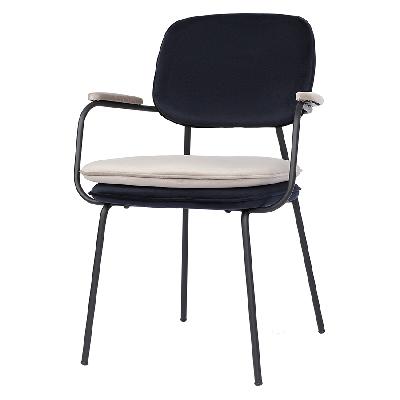 Стул с подлокотниками pea, велюр