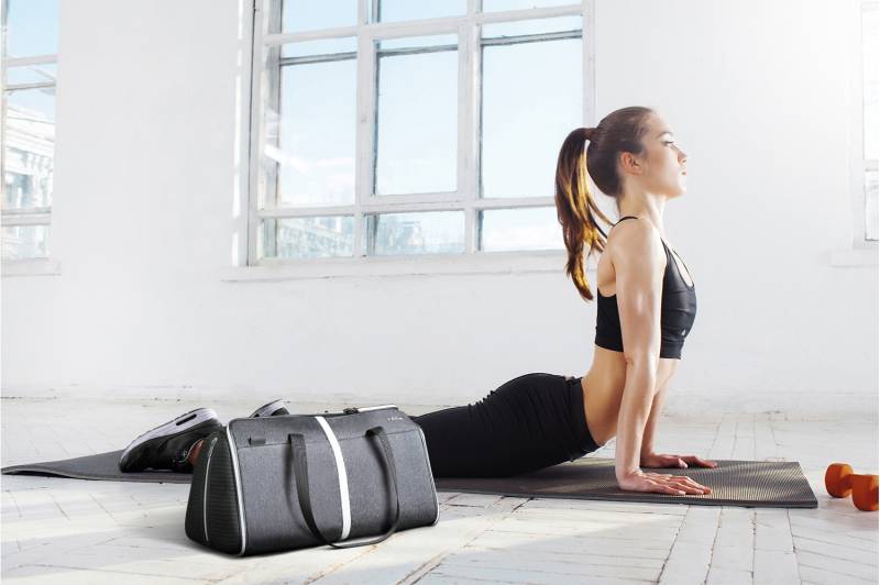 Спортивная KORIN сумка FlexPack Gym 49х26х23 см, темно-серая