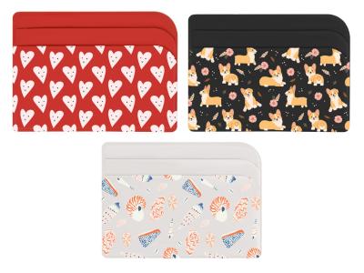 Картхолдер для 3-х карт с возможностью полноцветной печати, софт-тач