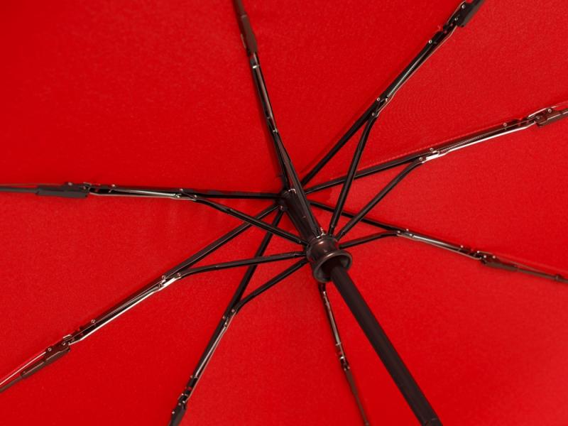 Зонт-автомат Reviver с куполом из переработанного пластика