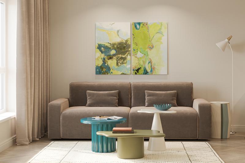 Блюдо laminaria, D22 см, глубоководный