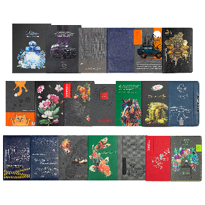 Сет ежедневников демонстрационный Print Sample №1 на 2026 на 20 ежедневников