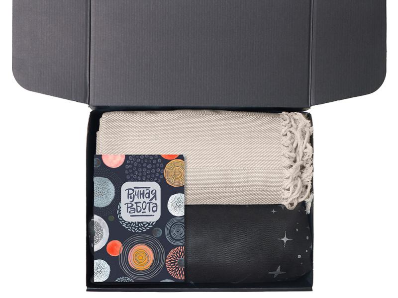 Подарочный набор Re:y. Haven  с пледом, кружкой и чаем