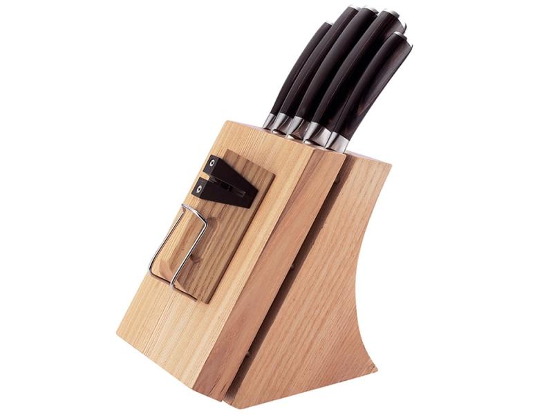 Набор из 5 кухонных ножей и блока для ножей с ножеточкой DANA