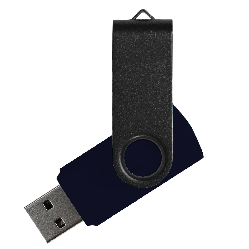 Флеш накопитель USB 2.0 Twister Сolor Mix 16GB, пластик Софт Тачметалл