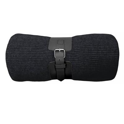 Плед  "Belt", белый, 130 х 180 см, 100% акрил, с поясом
