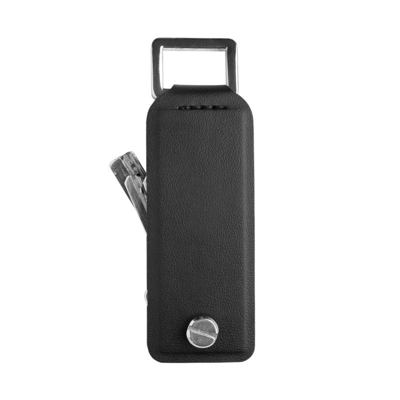 Чехол для ключей с ручкой в комплекте Swiss Peak Tula из переработанного полиуретана RCS