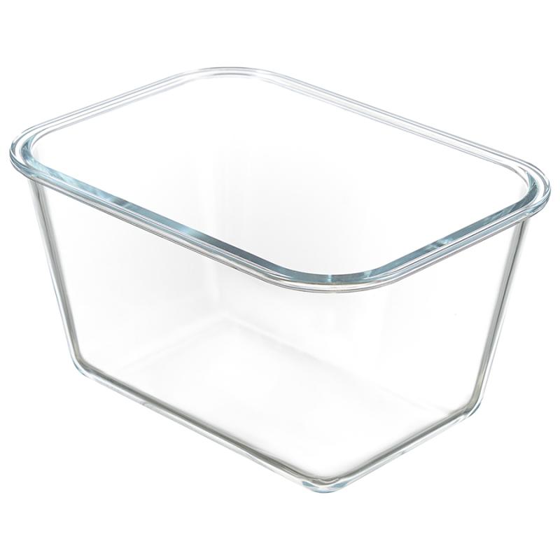 Контейнер для запекания и хранения прямоный eco store с крышкой из бамбука, 2,5 л