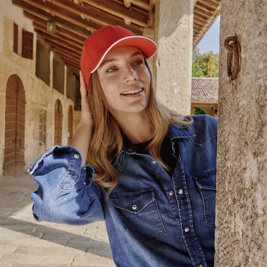 Бейсболка "LIBERTY SANDWICH-S", 6 клиньев, сэндвич, метал. застежка, белый, 100% хлопок, 270 г/м2