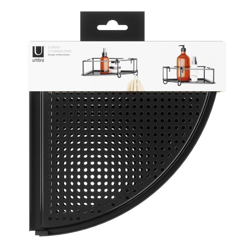 Набор из 2х угловых полок для ванной cubiko