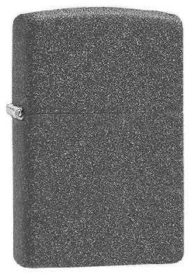 Зажигалка ZIPPO Classic с покрытием Iron Stone™, латунь, овая, 38x13x57 мм