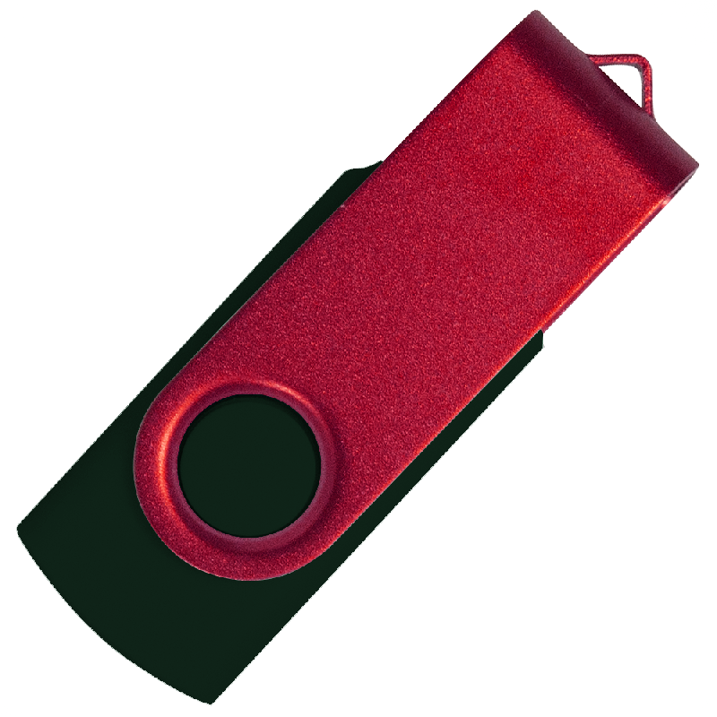 Флеш накопитель USB 2.0 Twister Сolor Mix 16GB, пластик Софт Тачметалл