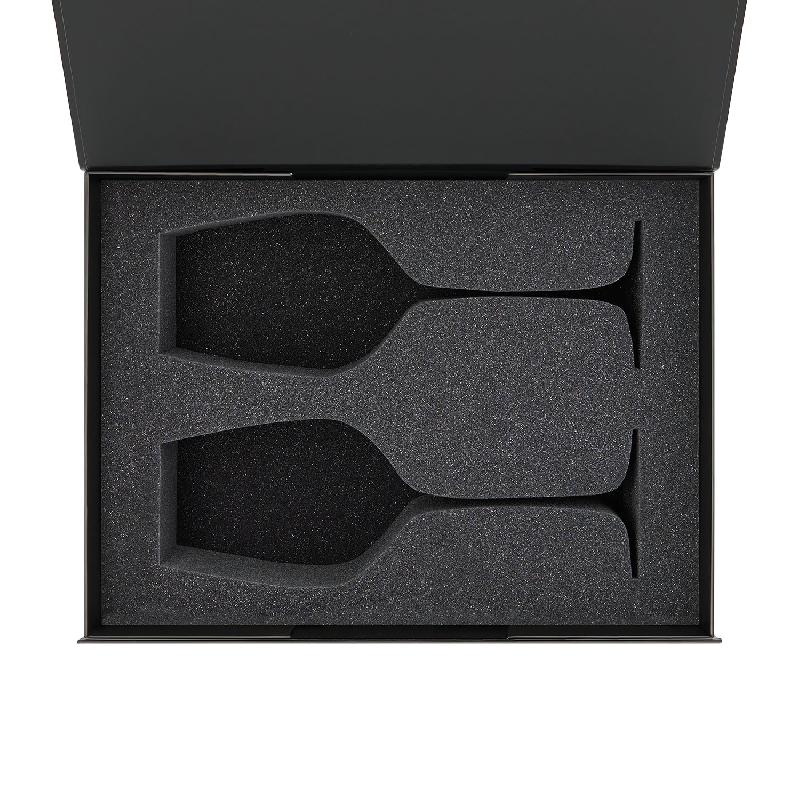 Ложемент под 2 бокала для вина (рифленое стекло) в среднюю коробку-трансформер (арт. 695721)