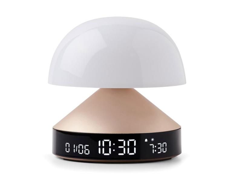 Светильник с часами и световым будильником Mina Sunrise