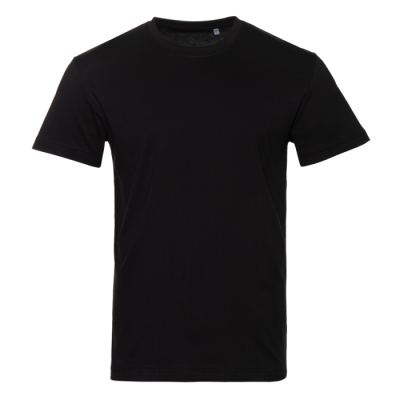 Футболка унисекс хлопок 150, 52, Черный (20)