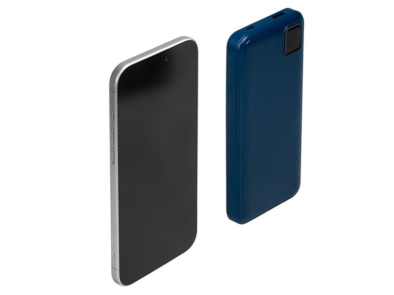 Внешний аккумулятор со встроенными кабелями Фрэйм, 10000мач