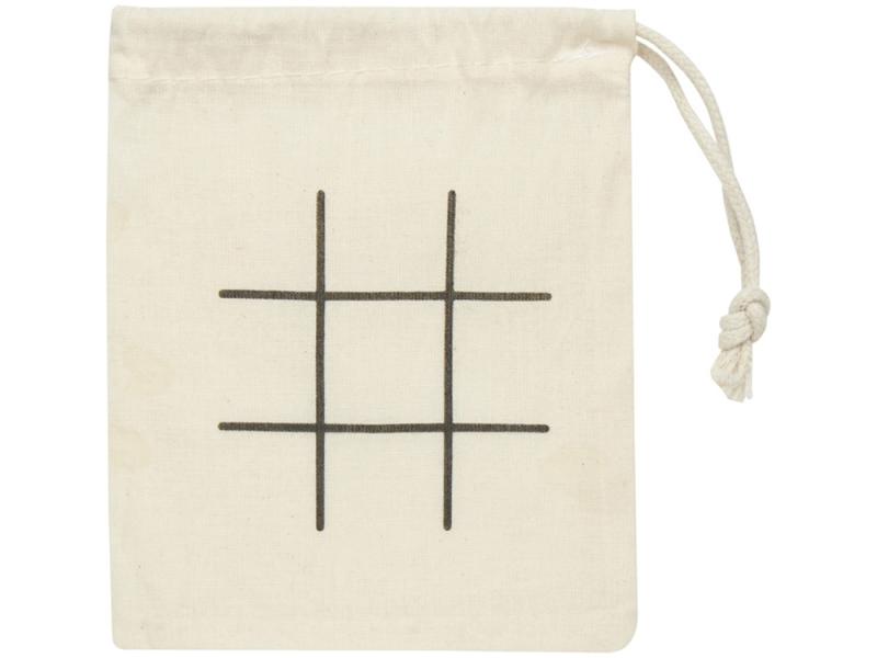 Деревянная игра в крестики-нолики в мешочке Whorl