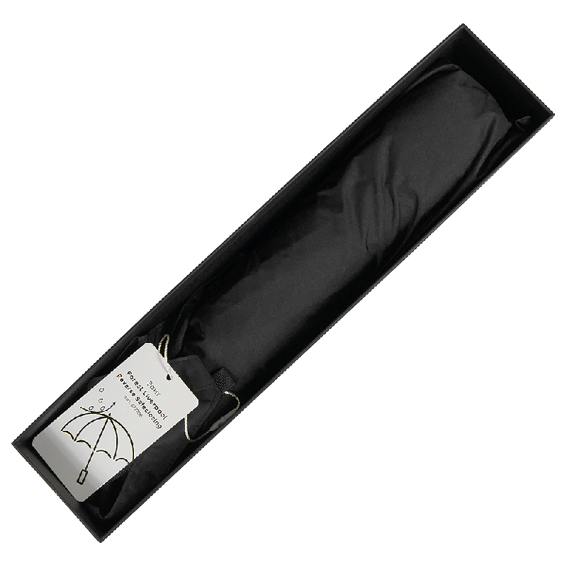 Зонт складной автоматический обратного сложения Forest Liverpool Reverse Safeclosing, диаметр 117 см, 10 панелей, с плавным закрытием, в подарочной коробке