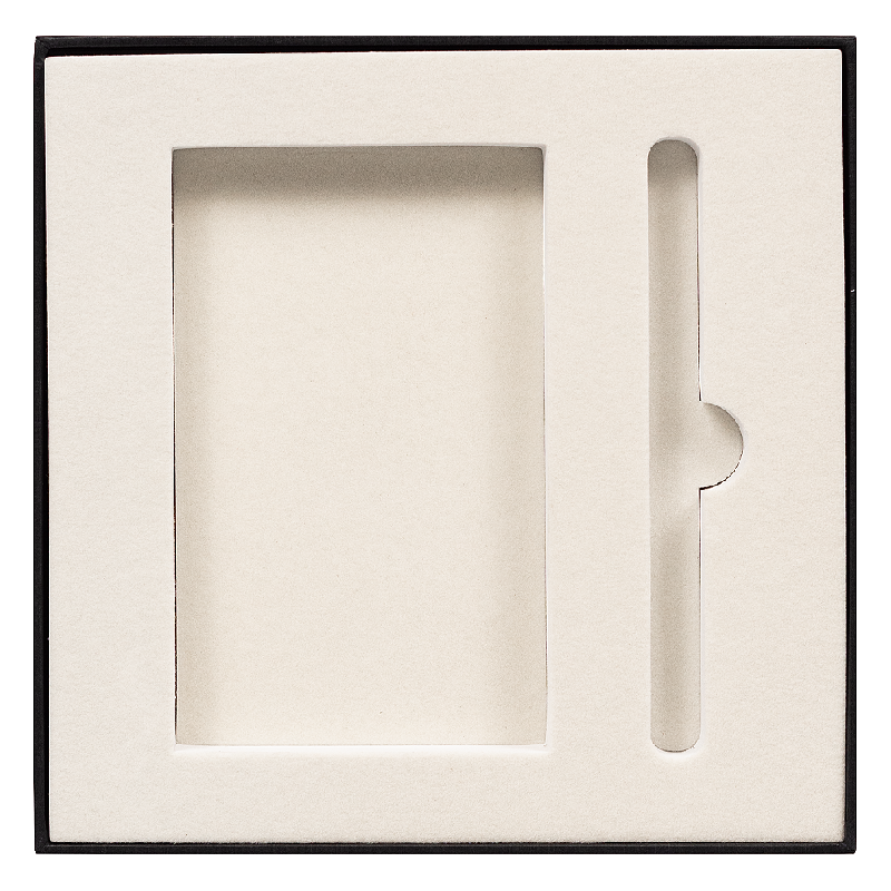 Коробка подарочная, размер 18*18*2 см, Solution Superior Linen,  ложемент под ручку и прямоугольный предмет