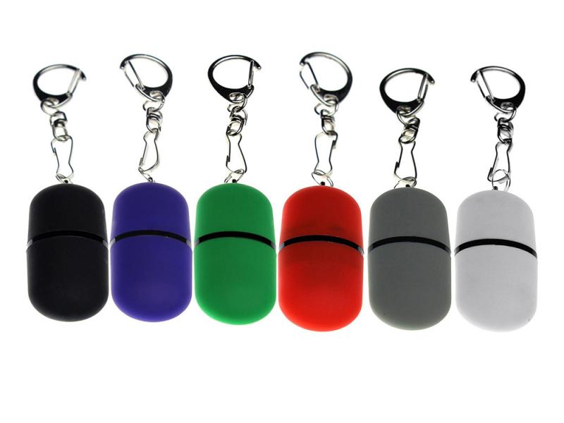 USB 2.0- флешка Goutte Soft-touch на 8 Гб каплевидной формы