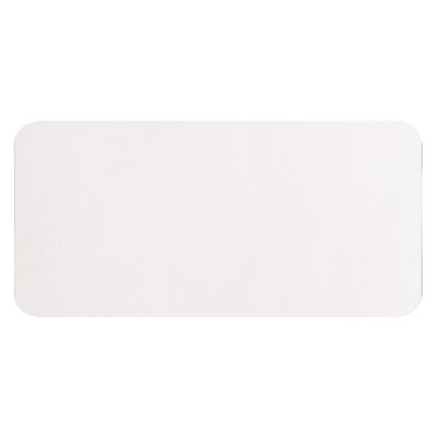 Шеврон Rectangle Milano размер 60*30 мм, молочный, со скругленными углами