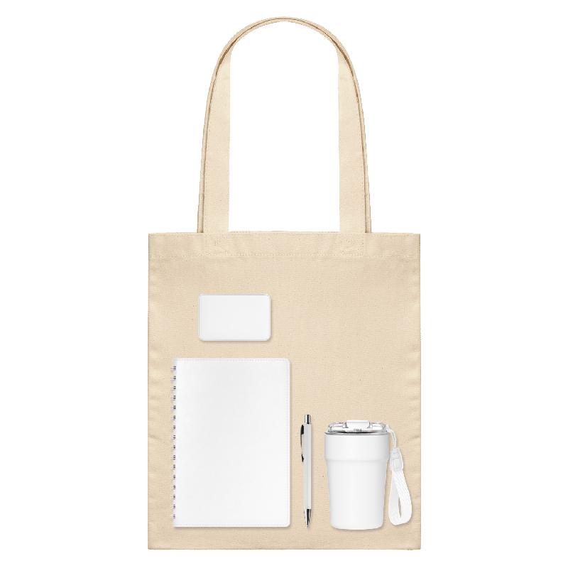 Подарочный набор Велком Пак (Welcome Pack),  (термокружка, ежедневник, ручка, ЗУ, шоппер)