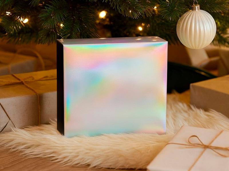 Подарочная коробка с голографическим шубером Aurora, L
