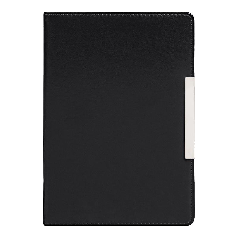 Ежедневник City Moderna Pristine А5,  с серебристым, недатированный, в твердой обложке с поролоном