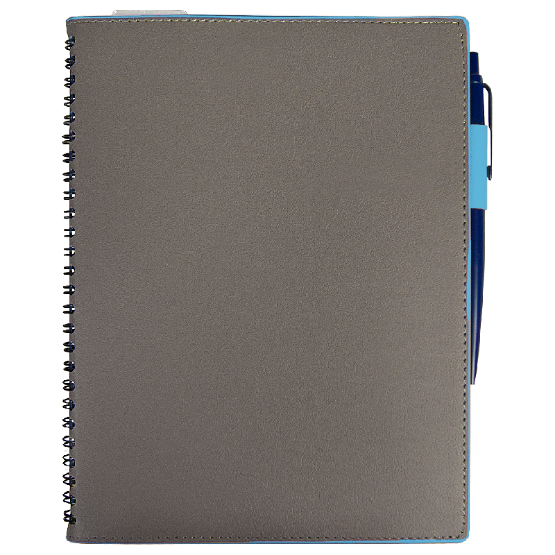 Ежедневник Flexy Verde Sivilia B5 на пружине, недатированный, в гибкой обложке