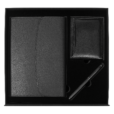 Набор подарочный Solution Prestige Trio ( ежедневник в суперобложке, кошелек, ручка)