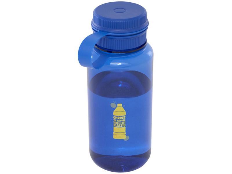 Бутылка спортивная из переработанного ПЭТ-пластика Ryder, 900мл