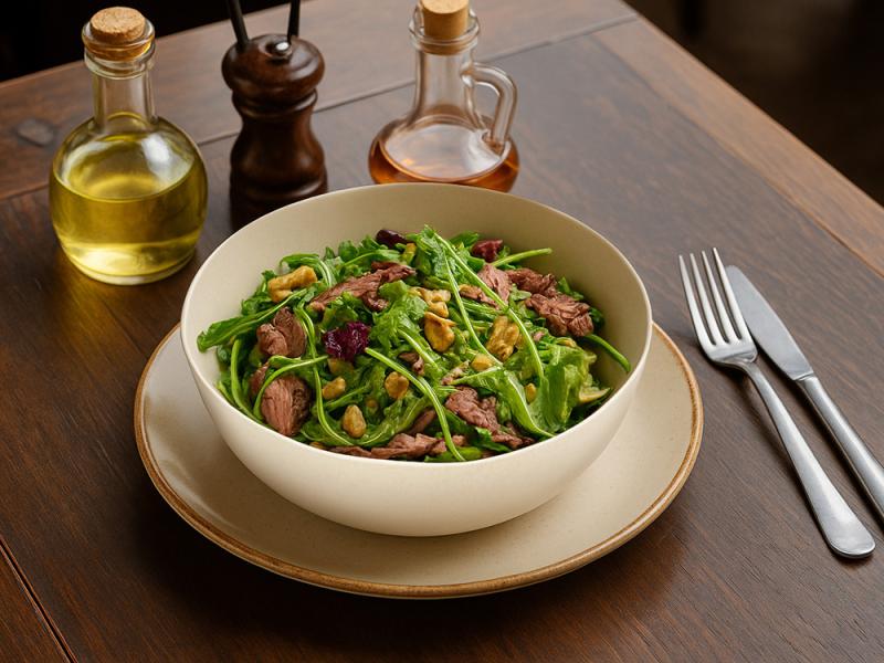 Салатник из натуральных волокон с бамбуковой крышкой Bowl