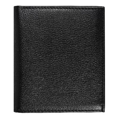 Кошелек с картхолдером для кредитных карт вертикальный Leather Plain из нат. кожи