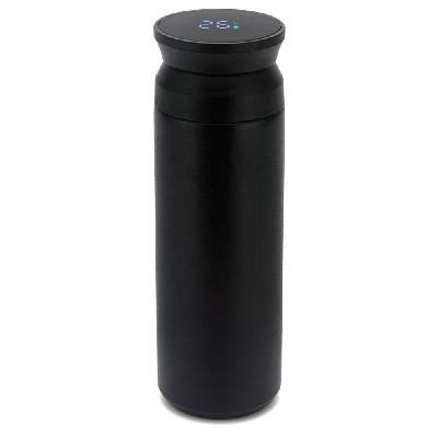 Термос Robins с дисплеем и инфьюзером, черный-S