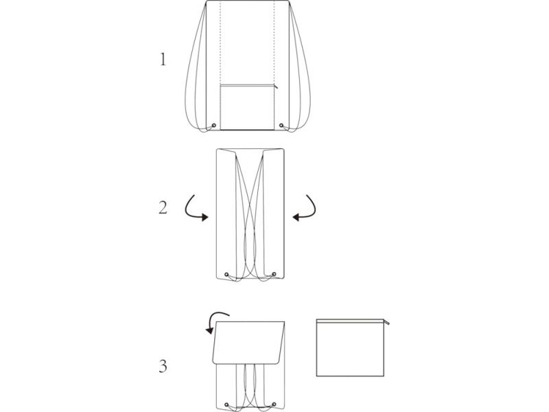 Складной рюкзак со шнурком Coss