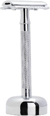 Набор бритвенный MERKUR, 3 предмета: станок Т образный, подставка, лезвия (10 шт)