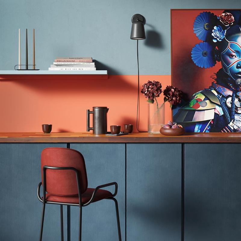 Стул ror, double frame, велюр