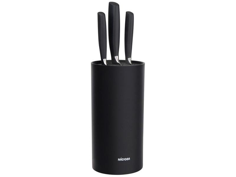 Набор из 3 кухонных ножей в универсальном блоке UNA