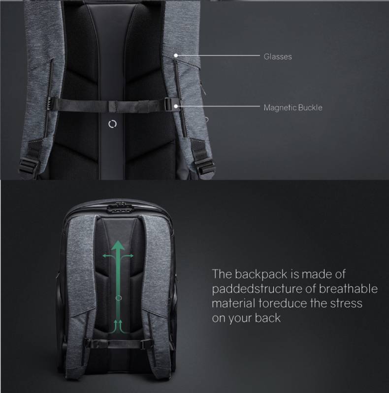 Рюкзак KORIN FlexPack Pro 47х34х18 см, темно-серый