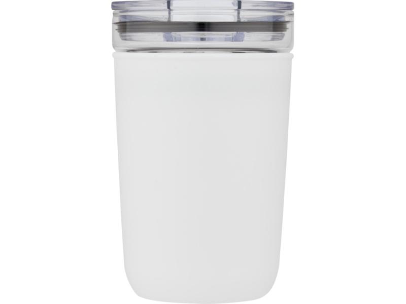 Стеклянная кружка Bello с внешней стенкой из переработанного пластика