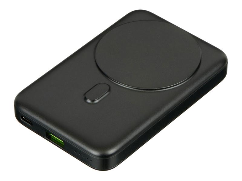 Магнитный внешний беспроводной аккумулятор GenerIQ,QC/PD, 10000 мАч
