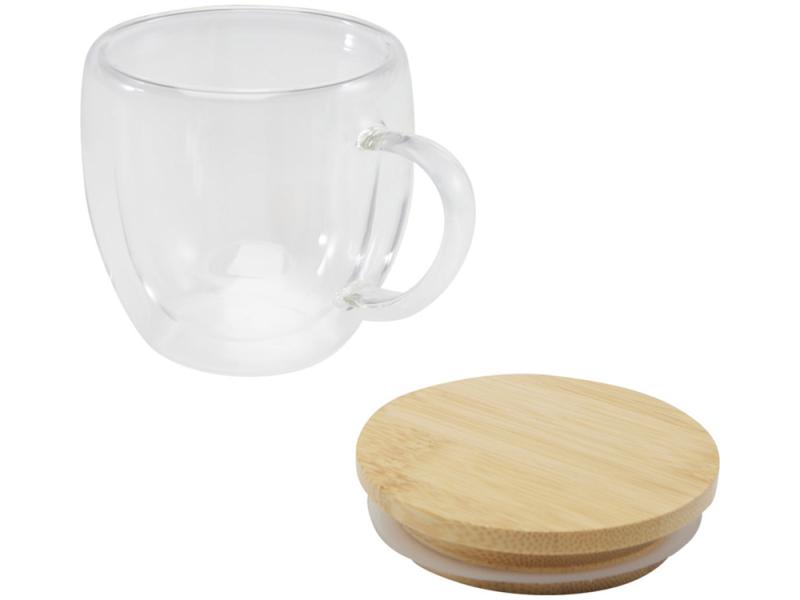 Кружка с бамбуковой крышкой Lenora