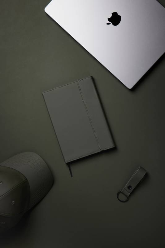 Блокнот VINGA Baltimore из переработанных полиуретана и бумаги GRS, А5